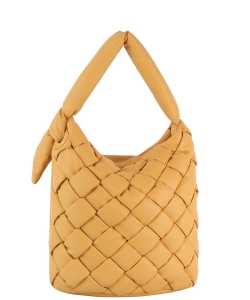 Quilted Puffy Shoulder Bag JYE-0475 TAN